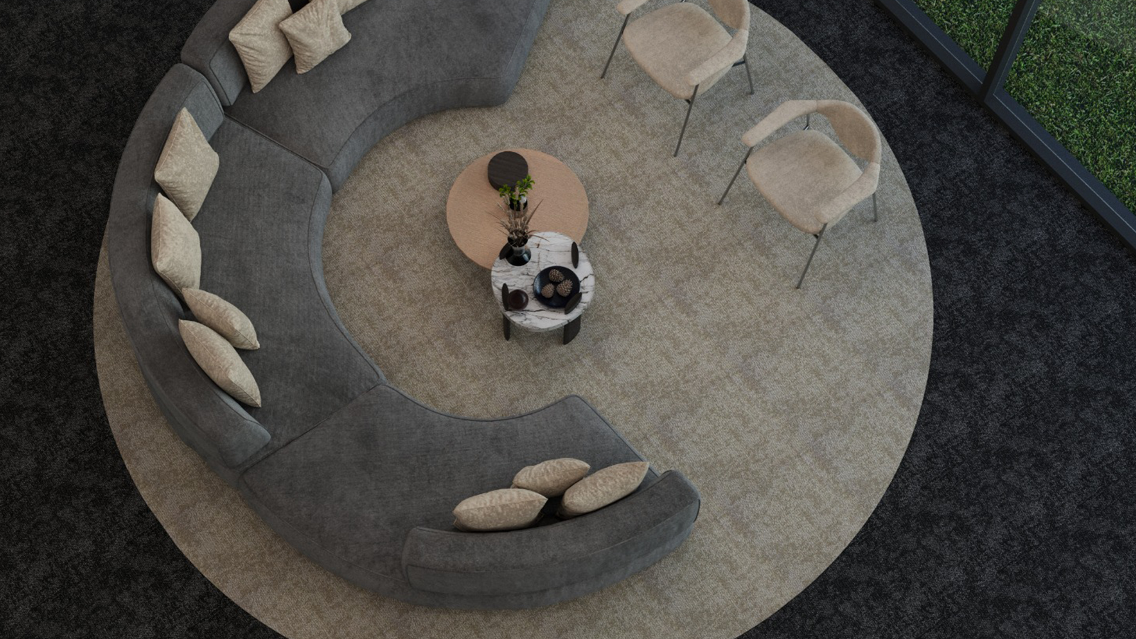 Carpet Tile Flooring, Flux Custom Designs for All Offices - Harrington India
