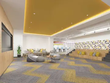 Carpet Tile Flooring, Serene | NYLON Carpet Tile | Custom Designs for All Offices - Harrington India