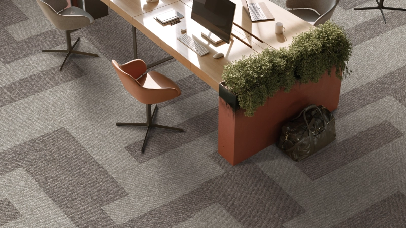 Carpet Tile Flooring, Lustre Custom Designs for All Offices - Harrington India