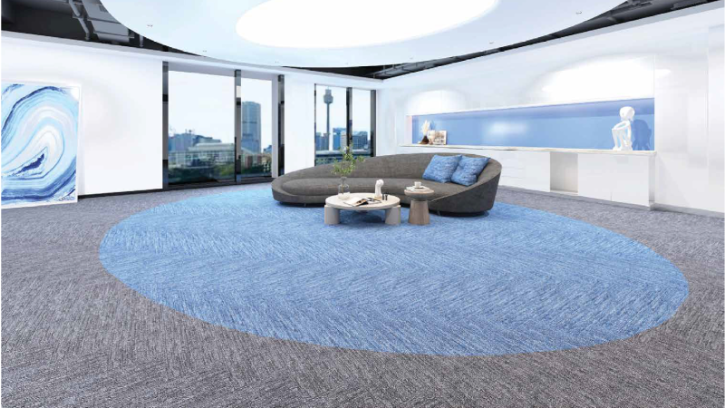 Carpet Tile Flooring, Aura Custom Designs for All Offices - Harrington India
