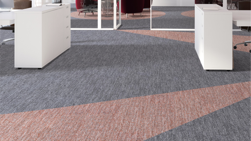 Carpet Tile Flooring, Aura Custom Designs for All Offices - Harrington India