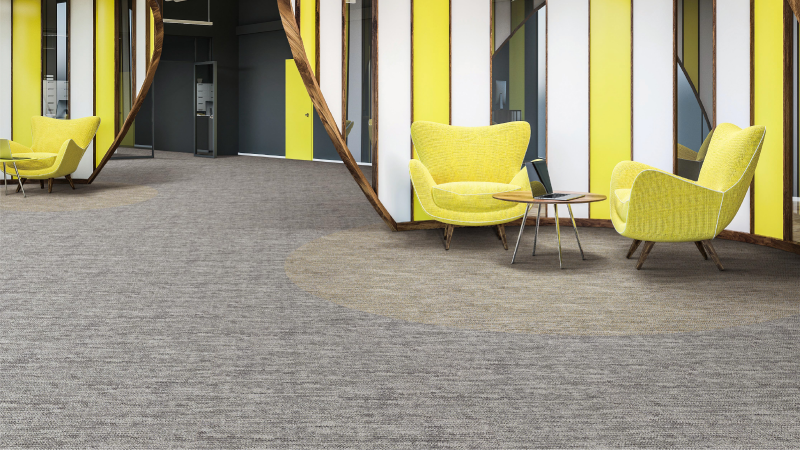Carpet Tile Flooring, Aura Custom Designs for All Offices - Harrington India